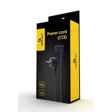 2 - Шнур питания Cablexpert PC-186A-VDE1B-1.5M, 1,5 м, Чёрный
