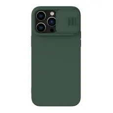 2 - Чехол Nillkin iPhone 14 Pro, CamShield Silky Silicone, Mist Green
