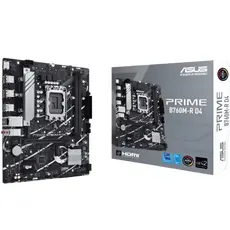 3 - Материнская плата ASUS PRIME B760M-R D4, LGA1700, Intel B760, Micro-ATX