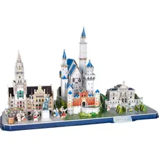 3 - Пазл 3D CubicFun "Достопримечательности Баварии", 6+