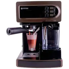 5 - Кофеварка рожковая VITEK VT-1517, 1300Вт, Коричневый
