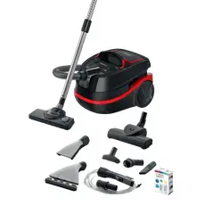 3 - Пылесос Bosch BWD421POW, Черный | Красный
