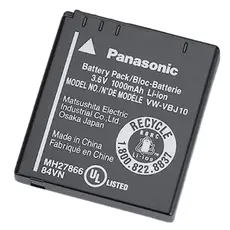 Battery pack Panasonic VW-VBJ10E-K, 1000 mAh for HDC-SD9/HS9/SD5/SD1/SX5/DX1,...
