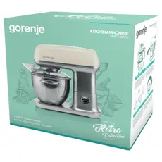 6 - Кухонный комбайн Gorenje Retro Collection MMC1000RL, Бежевый