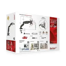 3 - Настольный кронштейн для монитора BARKAN M121P, Чёрный