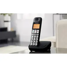 2 - Радиотелефон Panasonic KX-TGE110, Чёрный