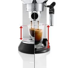 6 - Кофеварка рожковая DeLonghi Dedica Pump Espresso, 1300Вт, Белый
