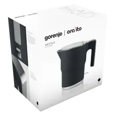 2 - Электрочайник Gorenje K15ORAB, Чёрный