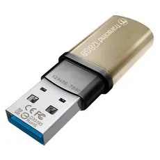 4 - USB Flash накопитель Transcend JetFlash 820, 128Гб, Золотистый