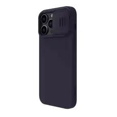 6 - Чехол Nillkin iPhone 14 Pro Max, CamShield Silky Silicone, Dark Purple
