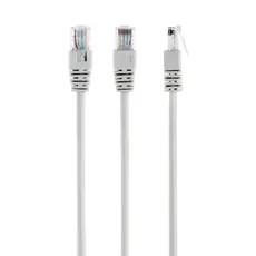4 - Патч-корд Cablexpert PP12-0.5M, CAT5e UTP, 0,5м, Серый