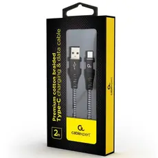 3 - Кабель для зарядки и синхронизации Cablexpert CC-USB2B-AMCM-2M-BW,...