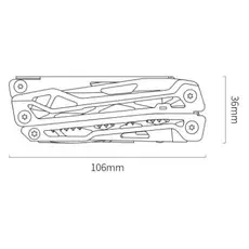 4 - Многофункциональный нож Xiaomi NexTool, Черный