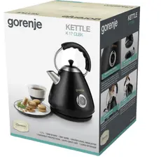 3 - Электрочайник Gorenje K17CLBK, Чёрный