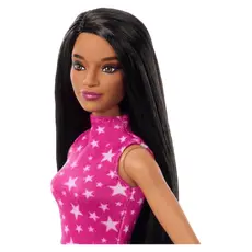 2 - Кукла Barbie "Модница с черными волосами и переливающейся юбкой"