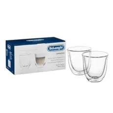 5 - Набор стаканов De'Longhi 190 мл 2 шт, Прозрачный