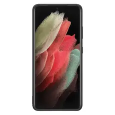 4 - Чехол Samsung Silicone Cover for Galaxy S21 Ultra, Чёрный