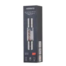 3 - Измельчитель для соли и перца Ardesto AR2102SS, Черный