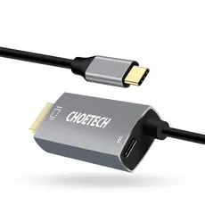 4 - Адаптер USB Choetech XCH-M180, USB Type-C (F) - HDMI (F), 1,8м,...