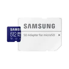 4 - Карта памяти Samsung PRO Plus MicroSD, 512Гб (MB-MD512KA/EU)