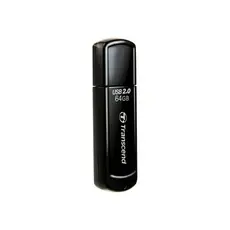 3 - USB Flash накопитель Transcend JetFlash 350, 64Гб, Чёрный