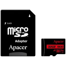 3 - Карта памяти Apacer microSDHC UHS-I U1 Class 10, 32Гб