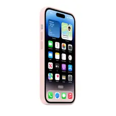 6 - Чехол Apple iPhone 14 Pro Silicone Case with MagSafe, Розовый