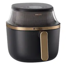 6 - Аэрофритюрница Philips NA322/00, Черный | Золотистый