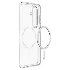 3 - Чехол Spigen Samsung Galaxy S26 Ultra Hybrid MAG, Clear | White