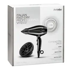 5 - Фен BaByliss Compact Pro 6715E, 2400 Вт, Чёрный