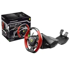 4 - Игровой руль Thrustmaster Ferrari 458 Spider, Черный/Красный