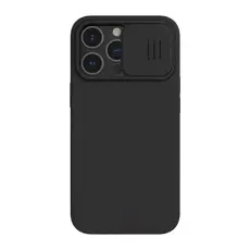 5 - Чехол Nillkin iPhone 13 Pro Max, CamShield Silky Silicone, Elegant Black