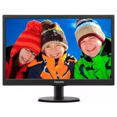 6 - 18,5" Монитор Philips 193V5LSB2/10, TN 1366x768 HD, Чёрный