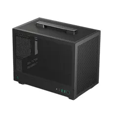 6 - Компьютерный корпус Deepcool CH160, Mini-ITX, Без блока питания, Чёрный