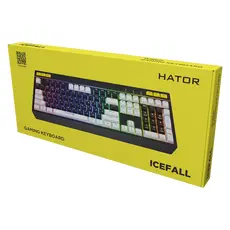 4 - Клавиатура HATOR Icefall, Проводное, Чёрный