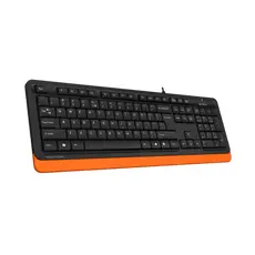 2 - Клавиатура A4Tech FK10, Проводное, Черный/Оранжевый