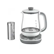 6 - Электрочайник Tefal BJ551B10, Серый|Белый