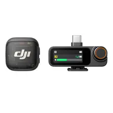 2 - Портативный записывающий микрофон DJI Mic 3 (1 TX + 1 RX),...