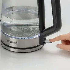 4 - Электрочайник Gorenje K17GED, Серебристый