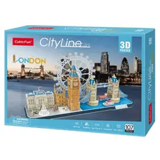 3 - Пазл 3D CubicFun "Достопримечательности Лондона", 6+