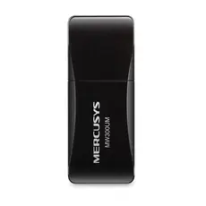 3 - USB Aдаптер MERCUSYS MW300UM, Чёрный