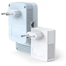 4 - Адаптер Powerline TP-LINK TL-WPA7517 KIT, AV1000, 1000 Мбит/с, Белый