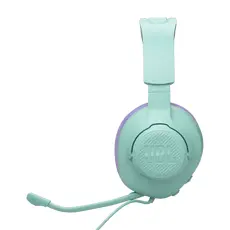3 - Игровая Гарнитура JBL Quantum 100M2, Проводной аналоговый, Cyan