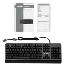 2 - Клавиатура SVEN KB-G9700, Проводное, Чёрный