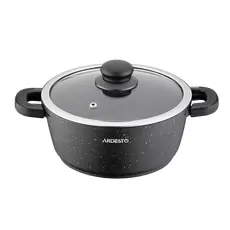 2 - Кастрюля Ardesto AR2420GE, 2,5л, 20см, Чёрный
