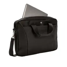 2 - Сумка для ноутбука Bobby Swiss Peak, 15.6", Полиэстер, Чёрный