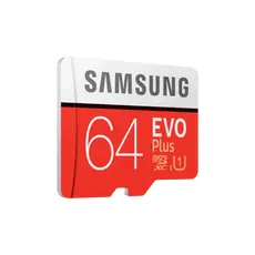 5 - Карта памяти Samsung EVO Plus MicroSD, 64Гб (MB-MC64KA/KR)