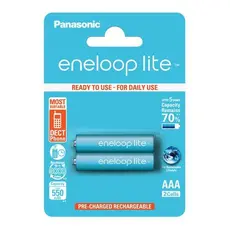 4 - Аккумуляторы Panasonic BK-4LCCE, AAA, 550мА·ч, 2шт.