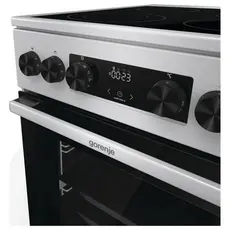 6 - Электрическая плита Gorenje GECS5C70XA, Нержавеющая сталь