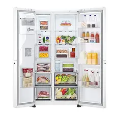 5 - Холодильник LG GSLV71SWTM, DoorCooling+, White